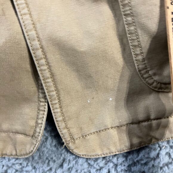 LL Bean Jacket Mens Large Tan Barn Chore Utility‎ Quilted Field Coat Thinsulate - Picture 10 of 12